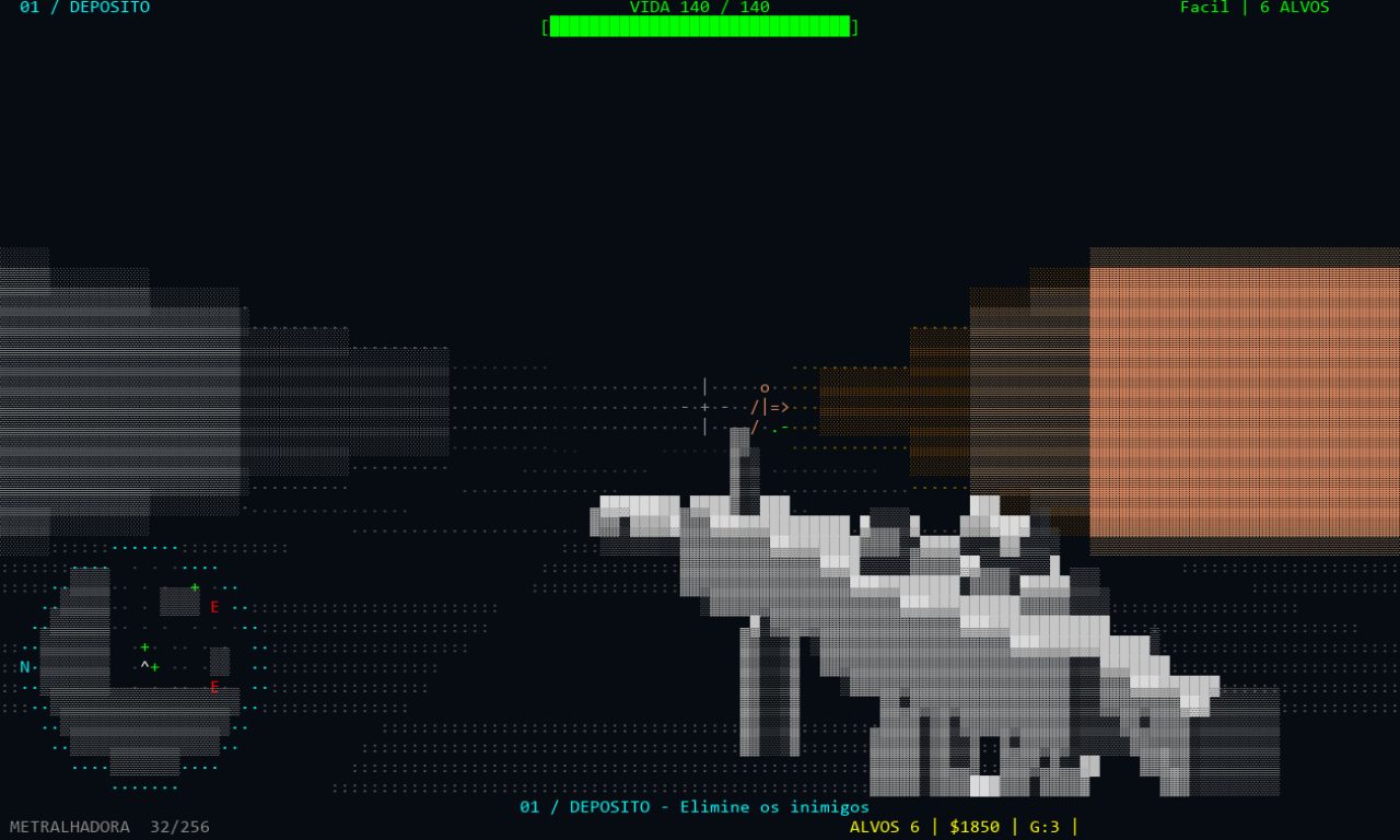 Fase 1, Depósito, com minimapa