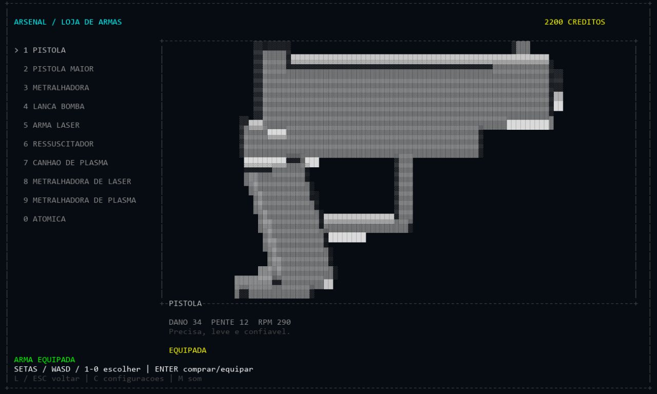 Arsenal com a arma 3D girando